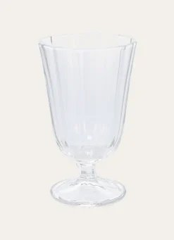 New Bouchara LOT DE 6 PETITS VERRES À EAU SUR PIED TRANSPARENT