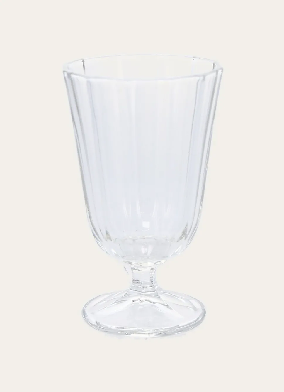New Bouchara LOT DE 6 PETITS VERRES À EAU SUR PIED TRANSPARENT