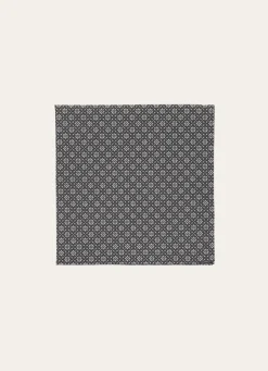 Online Bouchara LOT DE 2 SERVIETTES DE TABLE EN COTON ENDUIT GRIS/BLANC