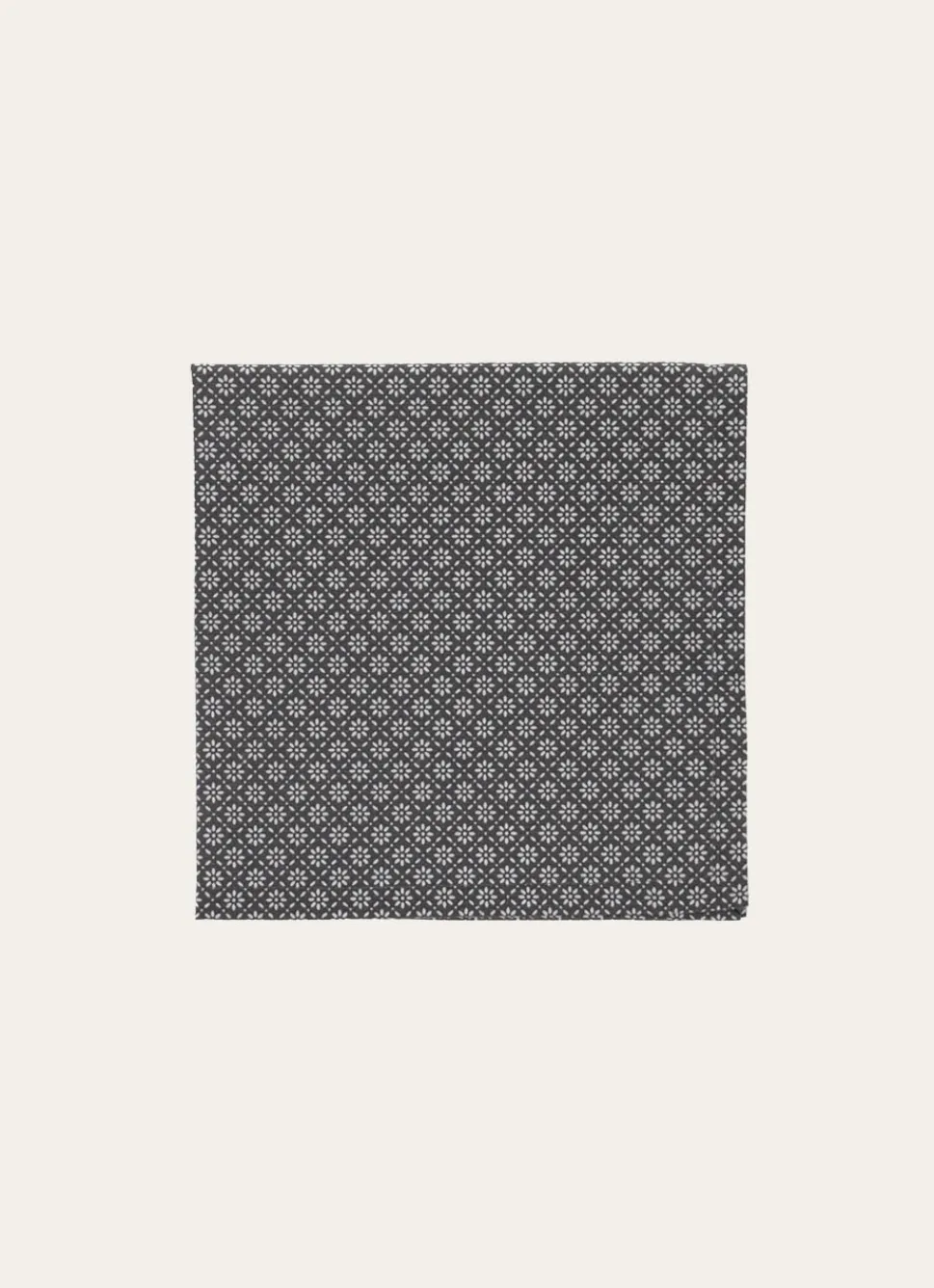 Online Bouchara LOT DE 2 SERVIETTES DE TABLE EN COTON ENDUIT GRIS/BLANC