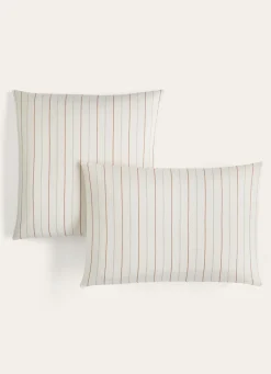 Clearance Bouchara LOT DE 2 TAIES D'OREILLER EUTERPE ECRU IVOIRE