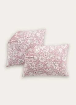 Bouchara LOT DE 2 TAIES D'OREILLER EN TWILL DE COTON RACHEL ROSE