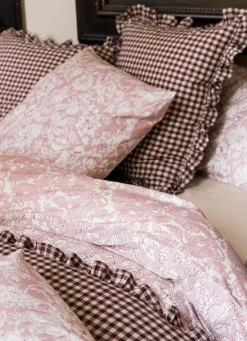 Bouchara LOT DE 2 TAIES D'OREILLER EN TWILL DE COTON RACHEL ROSE