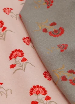 Bouchara LOT DE 2 TORCHONS EN COTON IMPRIMÉS MOTIF FLEURS MULTICOLORE