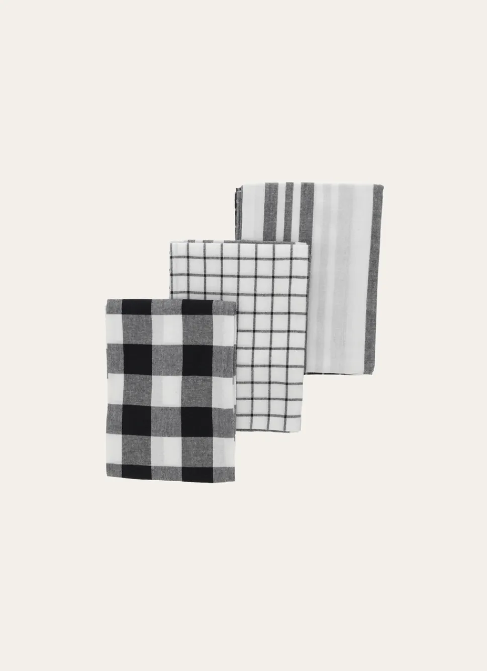 Best Bouchara LOT DE 5 TORCHONS EN COTON Noir