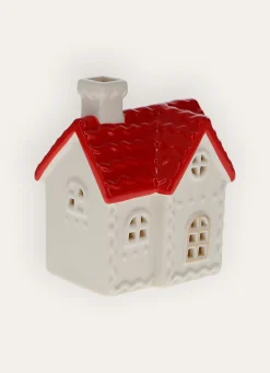 Online Bouchara MAISON LUMINEUSE EN PORCELAINE ROUGE