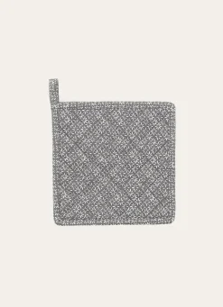 Best Bouchara MANIQUE DE CUISINE À MOTIFS GÉOMÉTRIQUES GRIS