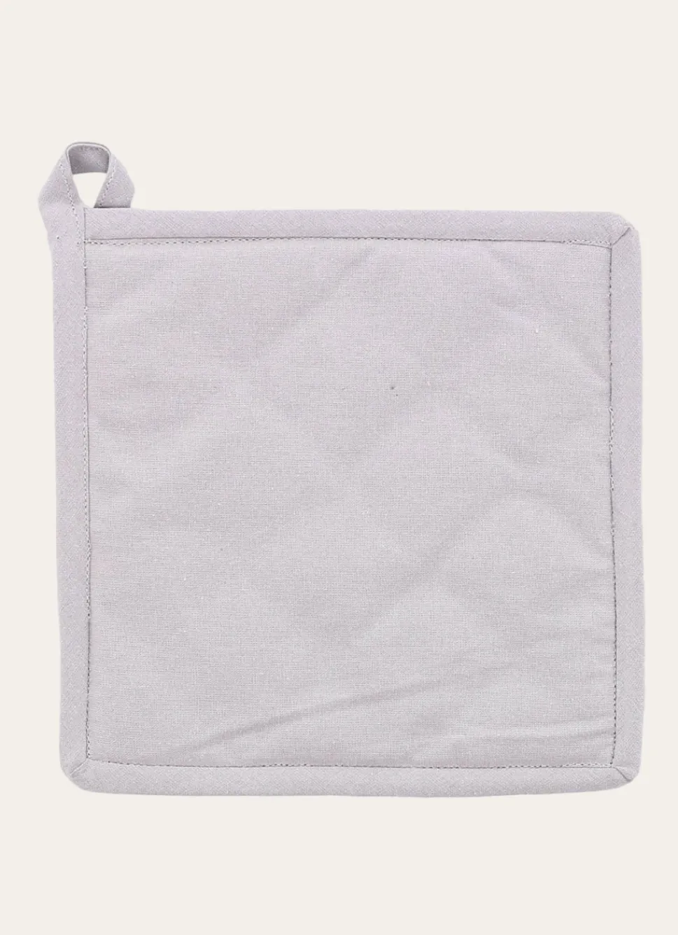 New Bouchara MANIQUE DE CUISINE EN COTON IMPRIMÉ MINI MOTIFS GRIS