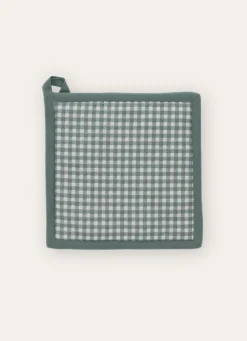 Clearance Bouchara MANIQUE EN COTON VICHY AMANDE