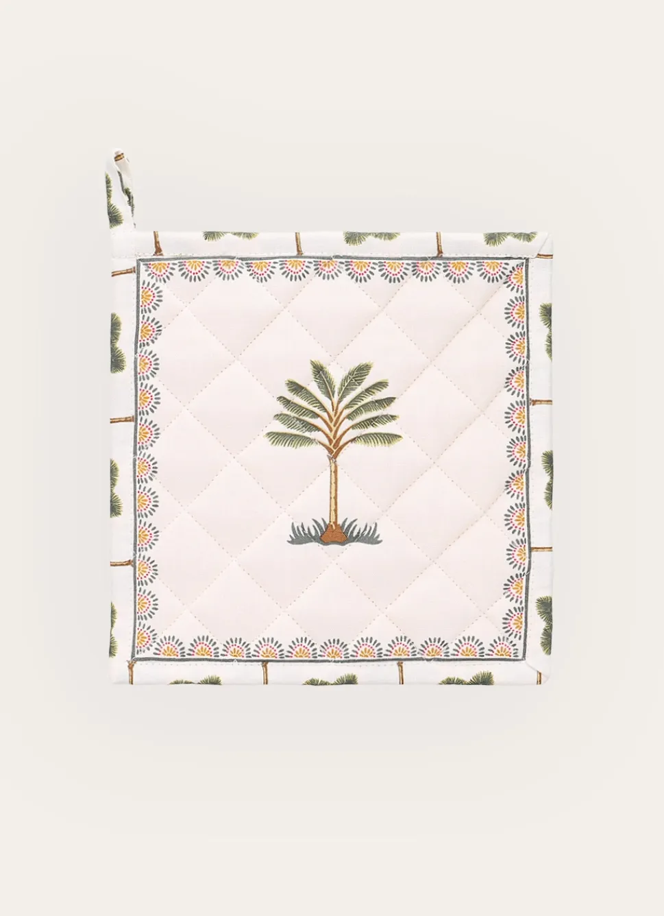 Hot Bouchara MANIQUE PALMIER MULTICOLORE