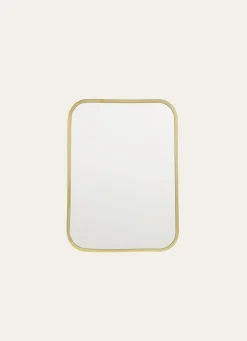 Hot Bouchara MIROIR RECTANGULAIRE À POSER EN LAITON DORE