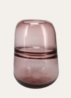 Discount Bouchara MOYEN VASE EN VERRE RICOCHET ROSE