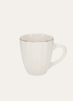 Online Bouchara MUG CHARME BLANC / DORÉ