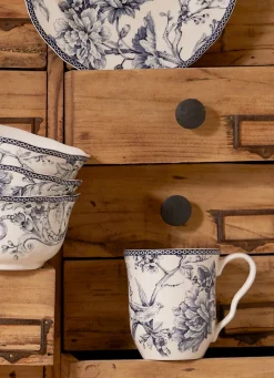 Bouchara MUG EN GRÈS ADELAÏDE MARINE