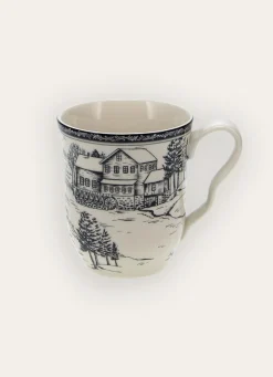 Online Bouchara MUG EN GRÈS MOTIF HIVERNAL SYLVAINE GRIS