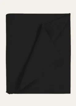 New Bouchara NAPPE COTON ET LIN FINITION BOURDON GRAND FORMAT NOIR