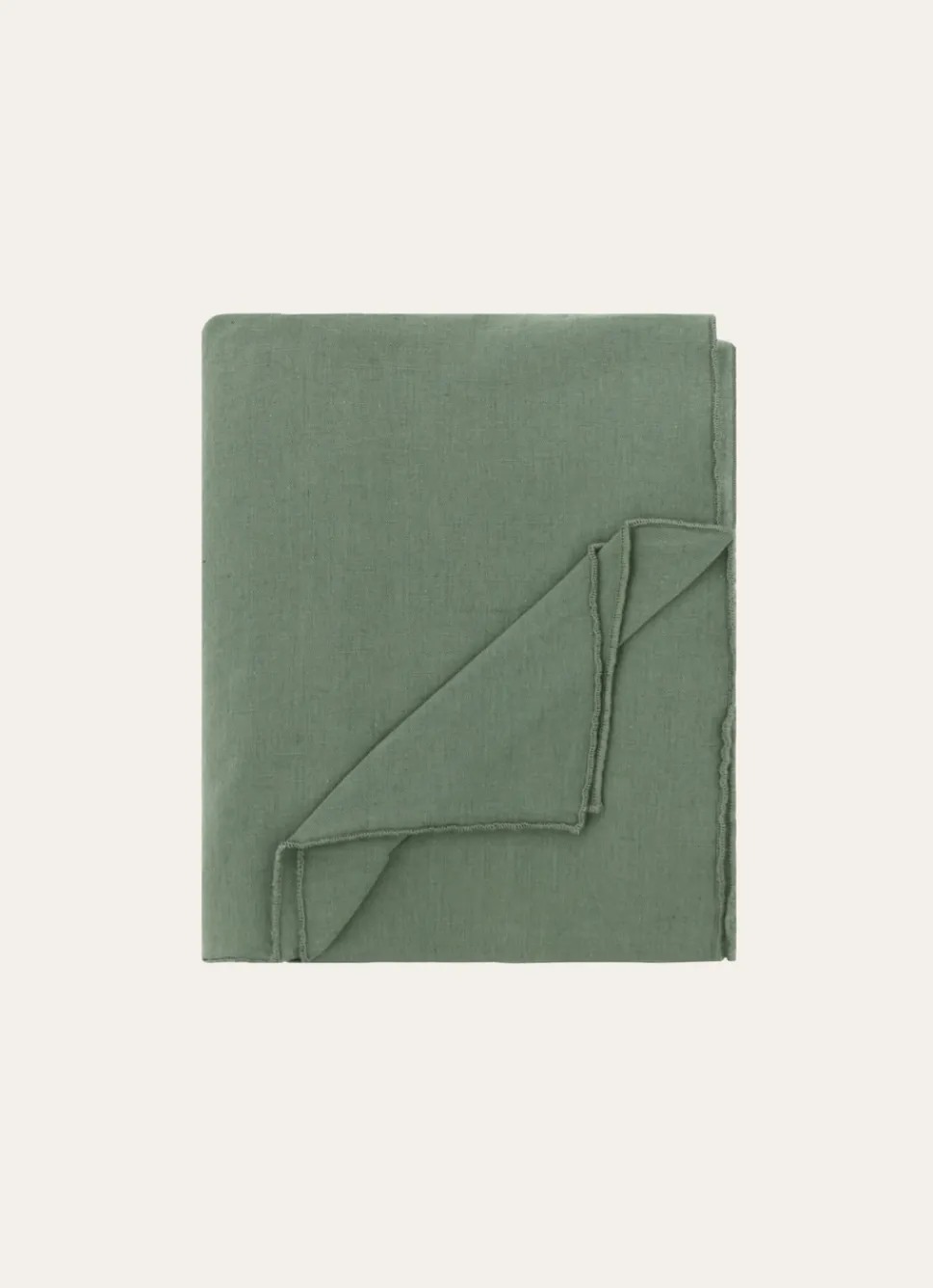 Best Bouchara NAPPE COTON ET LIN FINITION BOURDON GRAND FORMAT THYM