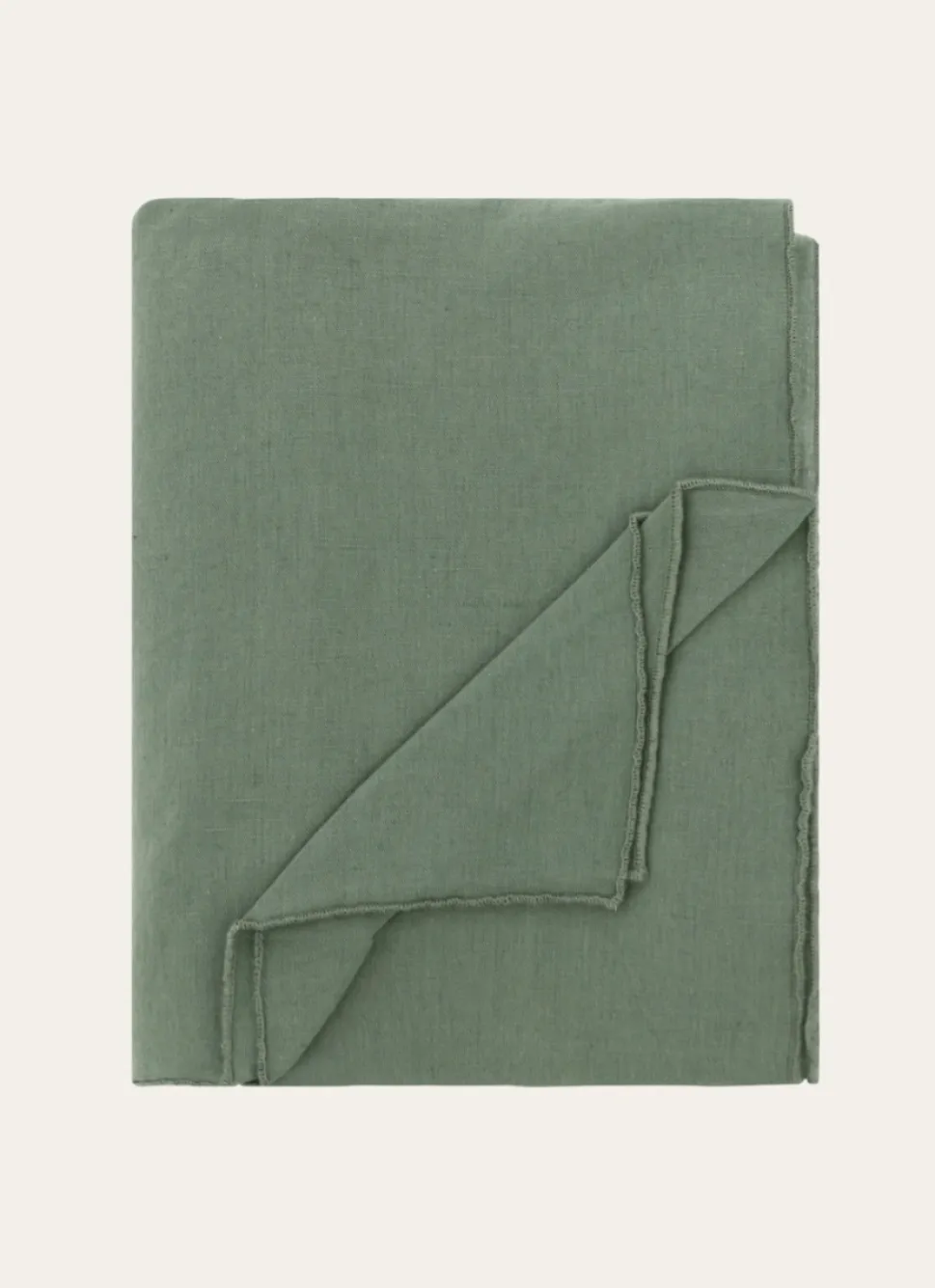 Discount Bouchara NAPPE COTON LIN FINITION BOURDON MOYEN FORMAT THYM