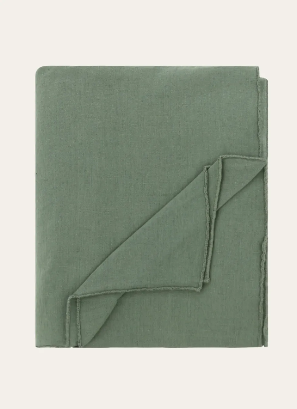 Discount Bouchara NAPPE COTON LIN FINITION BOURDON MOYEN FORMAT THYM