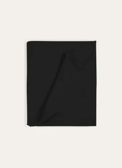 Bouchara NAPPE COTON LIN FINITION BOURDON NOIR