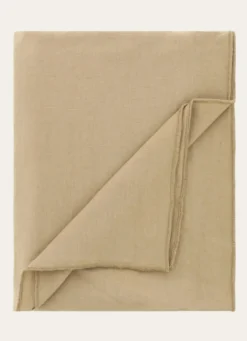 Bouchara NAPPE COTON LIN FINITION BOURDON MOYEN FORMAT TABAC