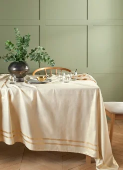 Best Bouchara NAPPE EN COTON PAILLETÉ OR