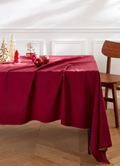 Online Bouchara NAPPE EN COTON POINT BOURDON DORÉ BORDEAUX