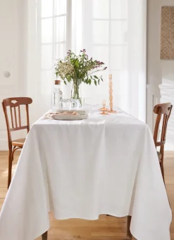 New Bouchara NAPPE EN JACQUARD BLANC