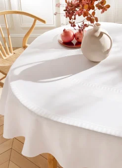 New Bouchara NAPPE EN JACQUARD BLANC