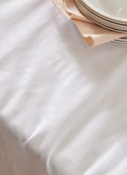 Sale Bouchara NAPPE EN JACQUARD BLANC