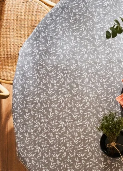 Hot Bouchara NAPPE ENDUITE À MOTIF VÉGÉTAL GRIS