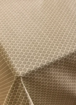 Hot Bouchara NAPPE ENDUITE EN COTON GALM ÉCRU / GENÉVRIER