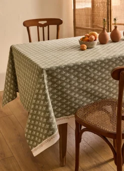 Sale Bouchara NAPPE IMPRIMÉE AVEC ENCADREMENT À MOTIF vert