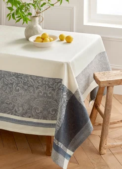 Bouchara NAPPE JACQUARD EN COTON ENDUIT MULTICOLORE