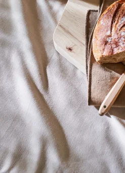 Hot Bouchara NAPPE UNIE EN TOILE CRAIE