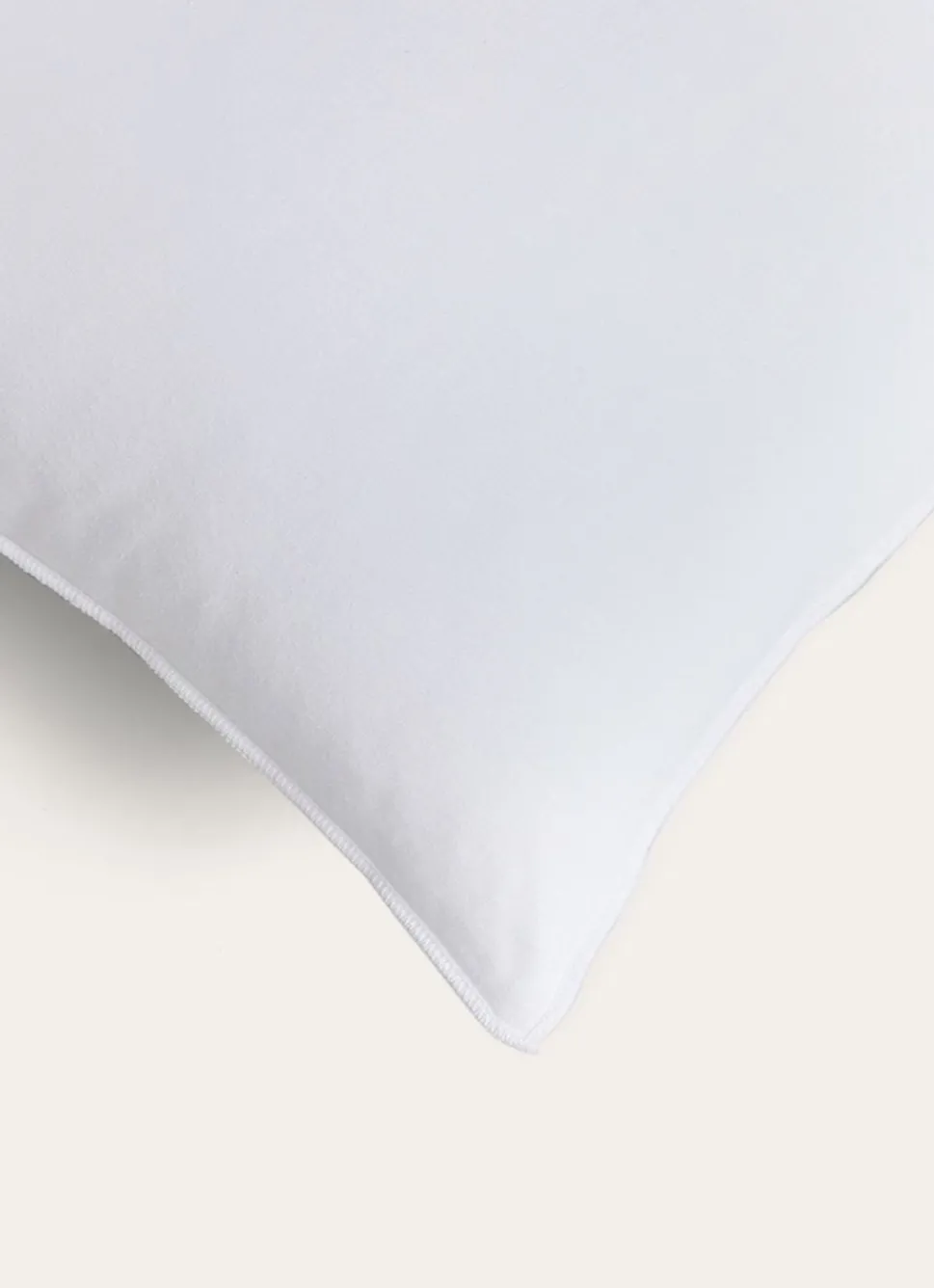 Hot Bouchara OREILLER EN PERCALE DE COTON PEIGNÉ BLANC