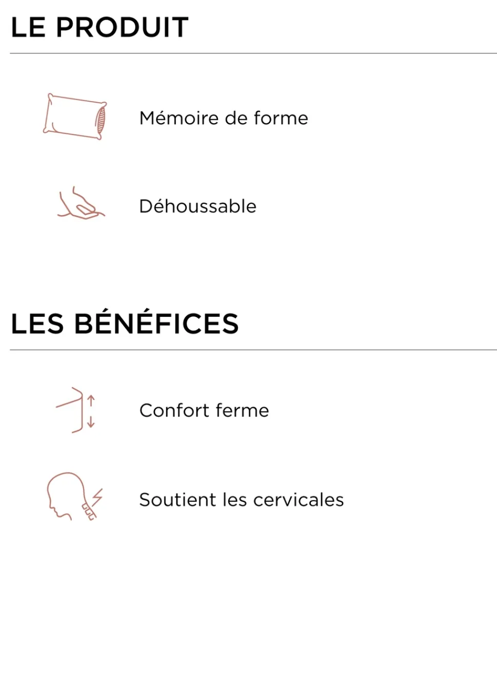 Best Bouchara OREILLER RECTANGULAIRE À MÉMOIRE DE FORME - DODO BLANC