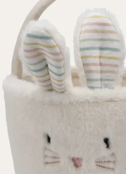 Discount Bouchara PANIER EN TISSU ECRU