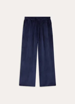 Outlet Bouchara PANTALON DE PYJAMA EN VELOUR ULTRA SAPHIR