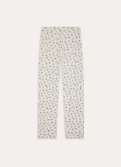 Outlet Bouchara PANTALON EN COTON IMPRIMÉ FLORAL MULTICOLORE