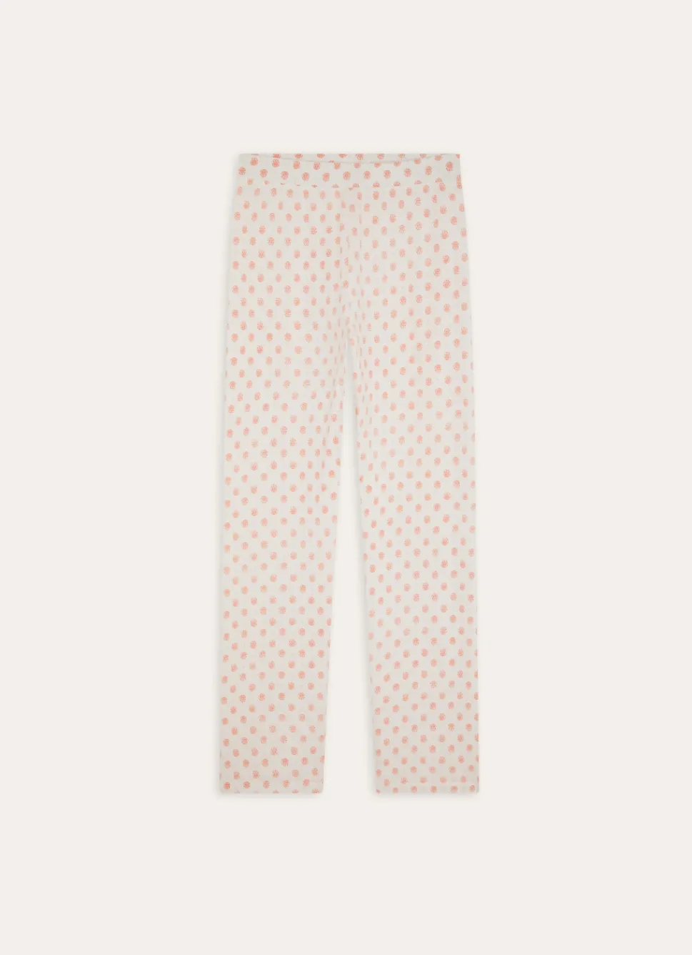 Clearance Bouchara PANTALON EN COTON MODAL IMPRIMÉ ECRU