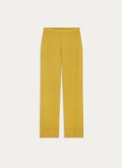 Discount Bouchara PANTALON EN VISCOSE IMPRIMÉE TARA JAUNE CURRY