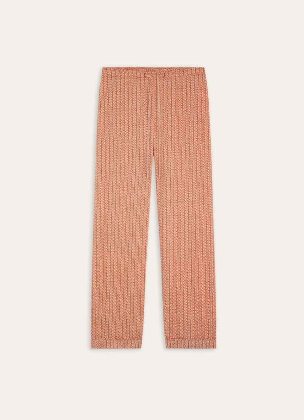 Best Bouchara PANTALON EN VOILE DE COTON IMPRIMÉ rouge