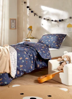 New Bouchara PARURE DE LIT BÉBÉ OURS BLEU