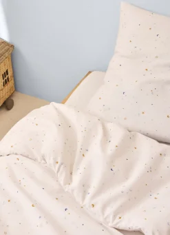 Outlet Bouchara PARURE DE LIT ENFANT EN COTON MOTIF ÉTOILES ÉCRU