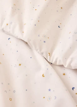 Discount Bouchara PARURE DE LIT ENFANT EN COTON MOTIF ÉTOILES ÉCRU