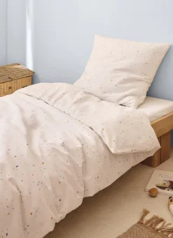 Discount Bouchara PARURE DE LIT ENFANT EN COTON MOTIF ÉTOILES ÉCRU