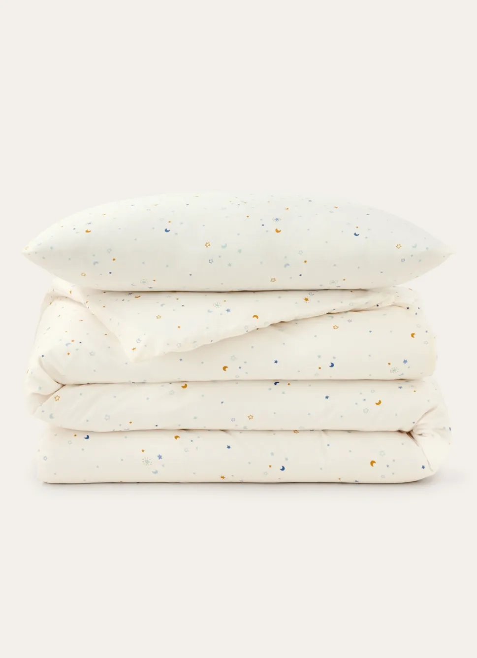 Discount Bouchara PARURE DE LIT ENFANT EN COTON MOTIF ÉTOILES ÉCRU