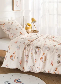 Outlet Bouchara PARURE DE LIT ENFANT EN PERCALE DE COTON EGLANTINE MULTICOLORE