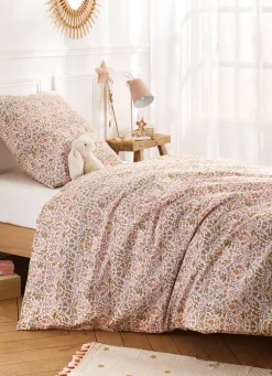 Online Bouchara PARURE DE LIT ENFANT EN PERCALE MOTIF FLEURI JAISA MULTICOLORE